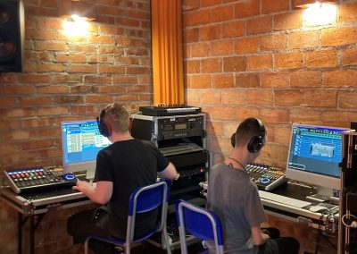 Meilenstein 3a Bild: Tontechnik Studio des Zentrums für Blinde und Sehbehinderte in Krakau